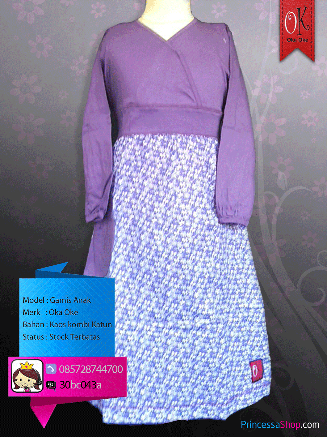 Baju Muslim Anak Perempuan Model Gamis Oka Oke Baju Baju Muslim Anak Perempuan Model Gamis Oka Oke Baju