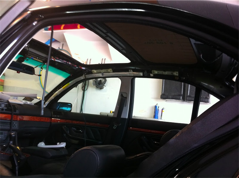 Cardboard in the sunroof? | BMW M5 Forum and M6 Forums