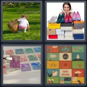 4 Pics 1 Word Answer For Gather Shoes Stamps Christmas Heavy Com