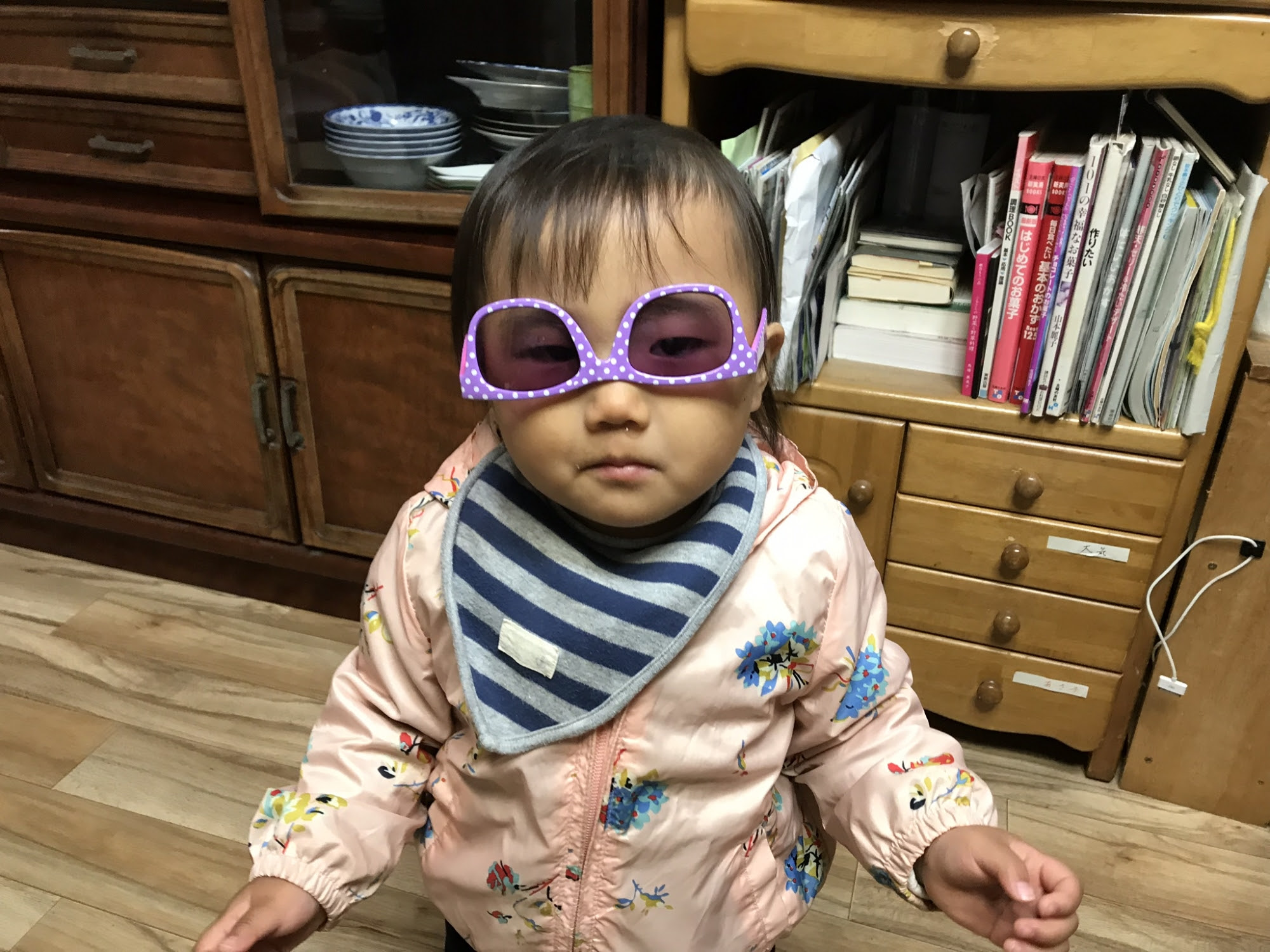 孫と遊ぶ 心春 むじな庵