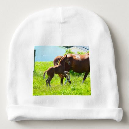 Horse Pony Baby Foal Cute Baby Beanie
