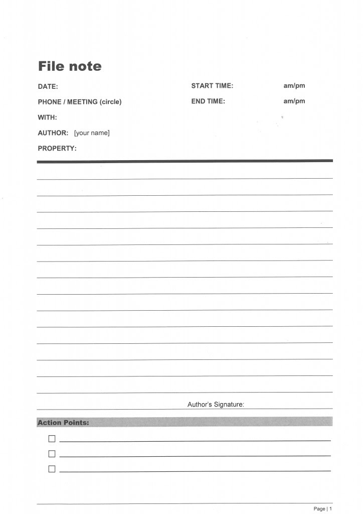 Agent Care file note precedent | Rainey Collins Lawyers ...