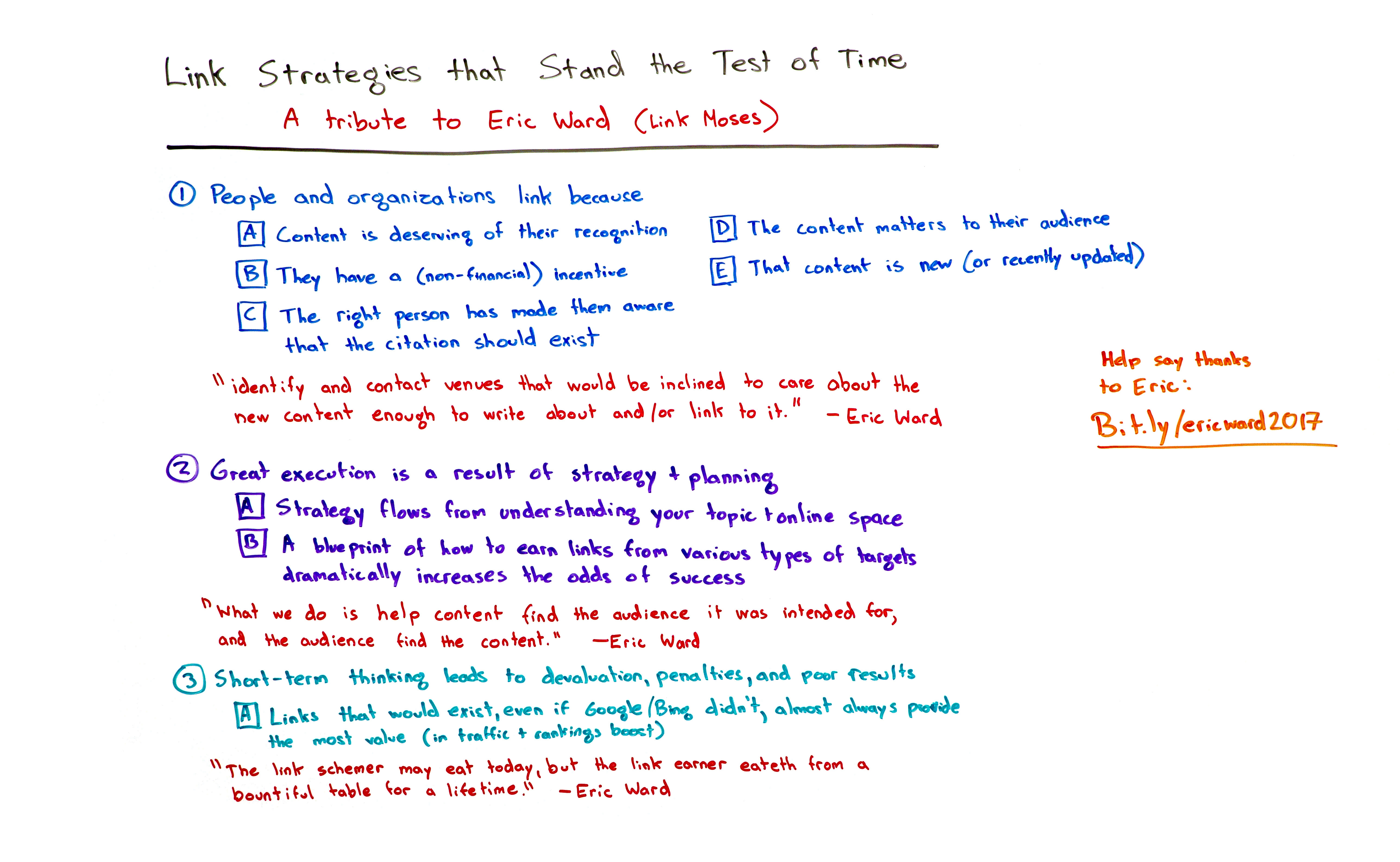 Link strategies that stand the test of time