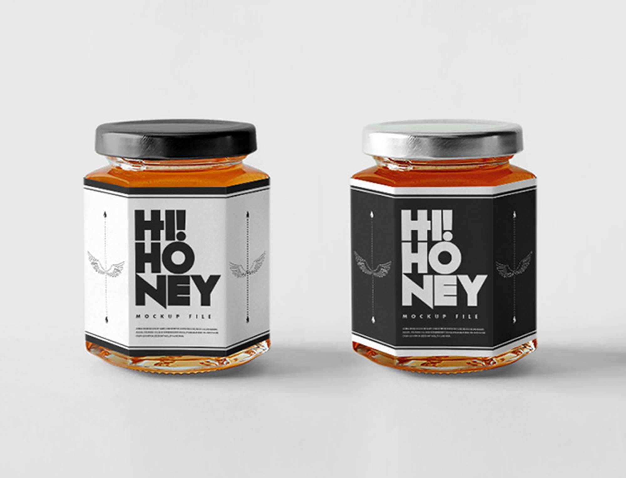 Download Free Honey Jar Mockup Psd