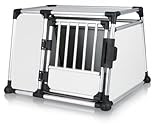 TRIXIE Pet Products Scratch-Resistant Metallic Crate, X-Large