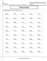 Free Math Worksheets and Printouts