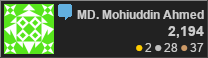 profile for MD. Mohiuddin Ahmed at Stack Overflow, Q&A for professional and enthusiast programmers