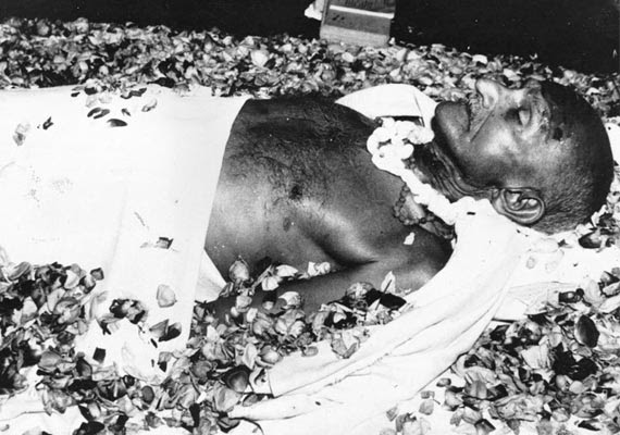 Last moments of Mahatma Gandhi