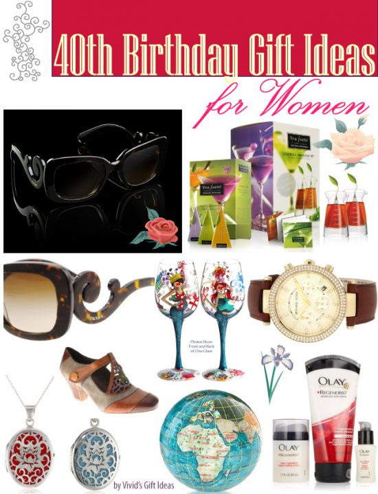 40th Birthday Gift Ideas for Women - Vivid's