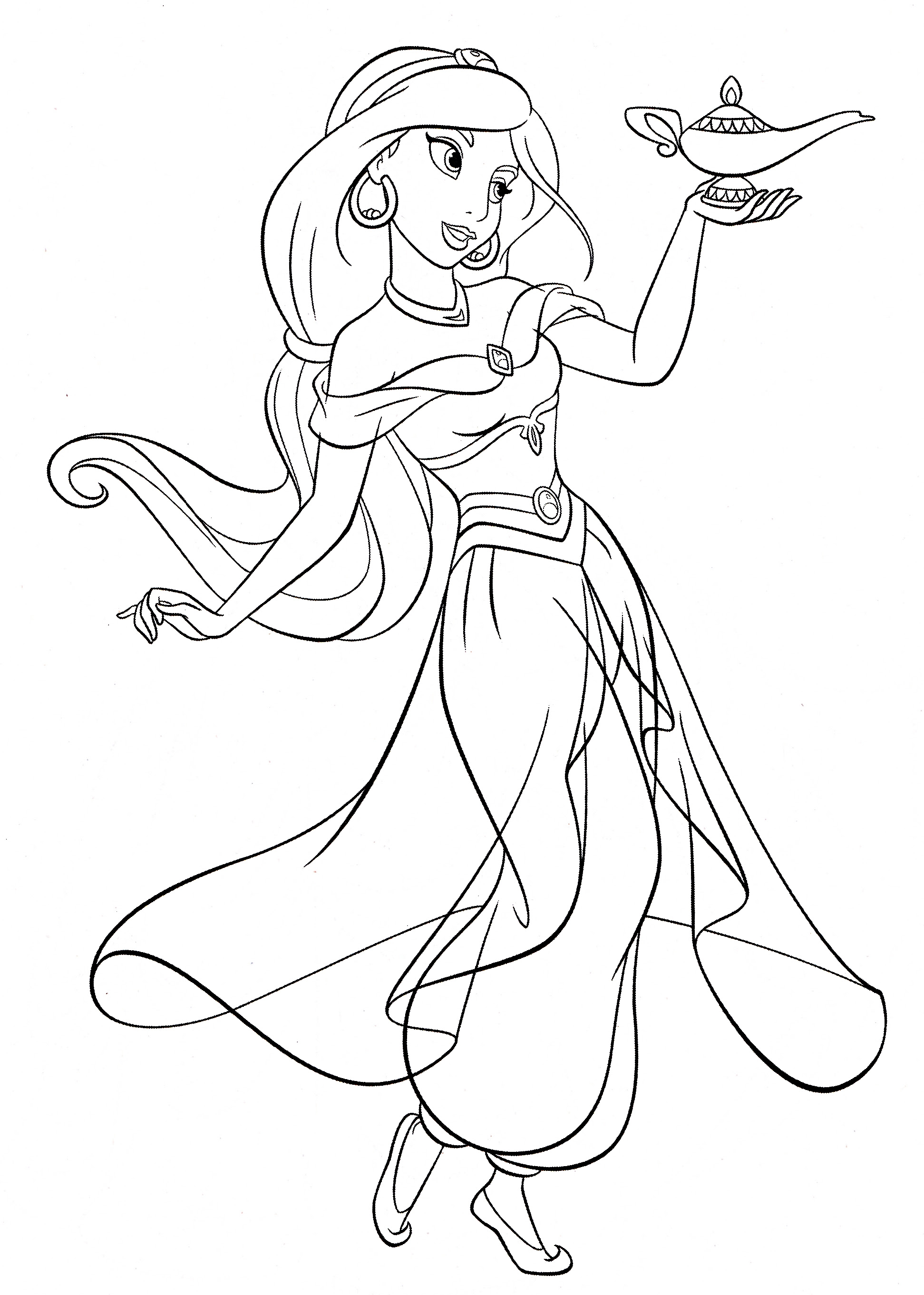 Download Disney Princess Coloring Pages at GetDrawings | Free download