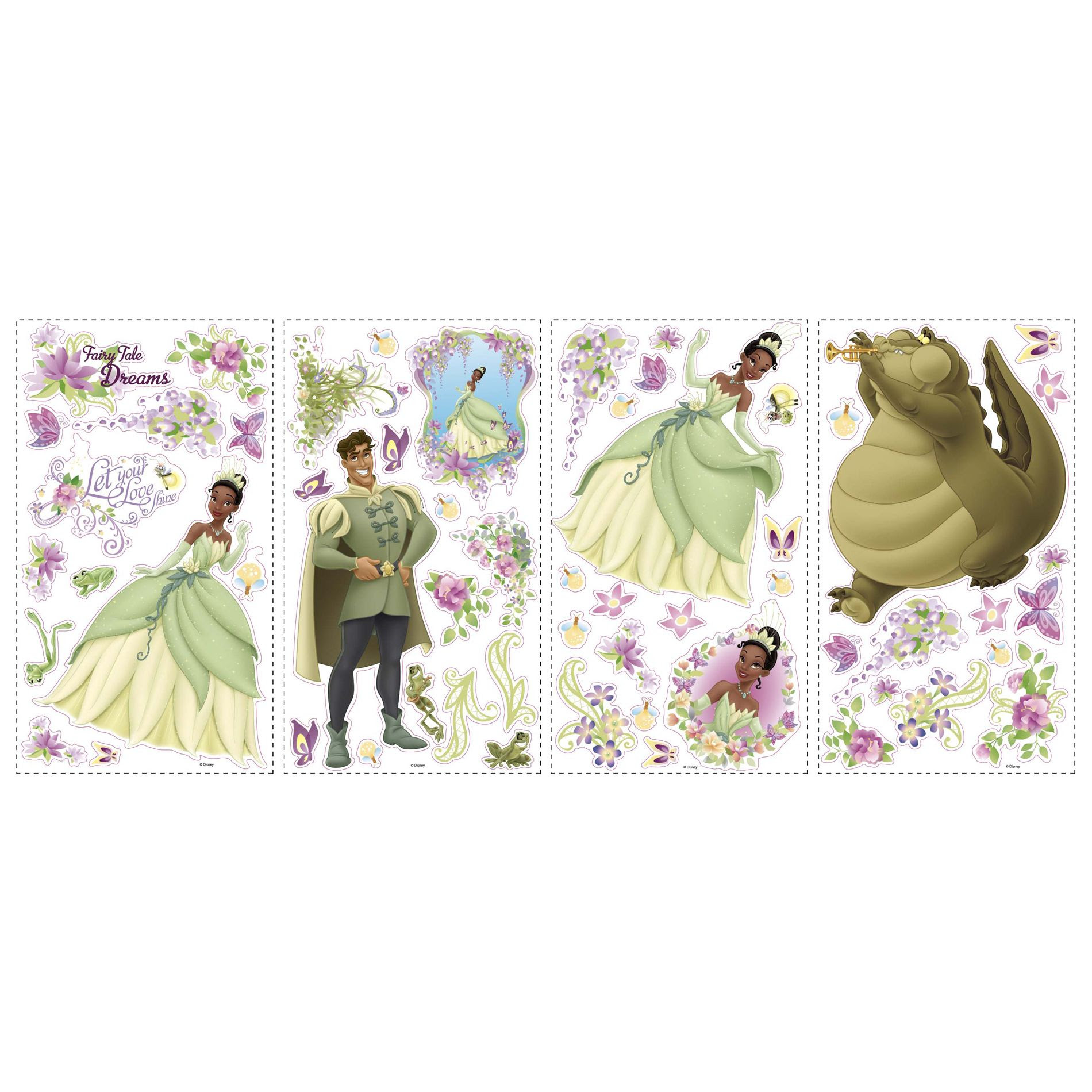 RoomMates Disney Princess - Princess Quotes Peel & Stick Wall ...