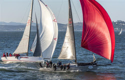 J/125 Double Trouble sailing San Francisco Bay