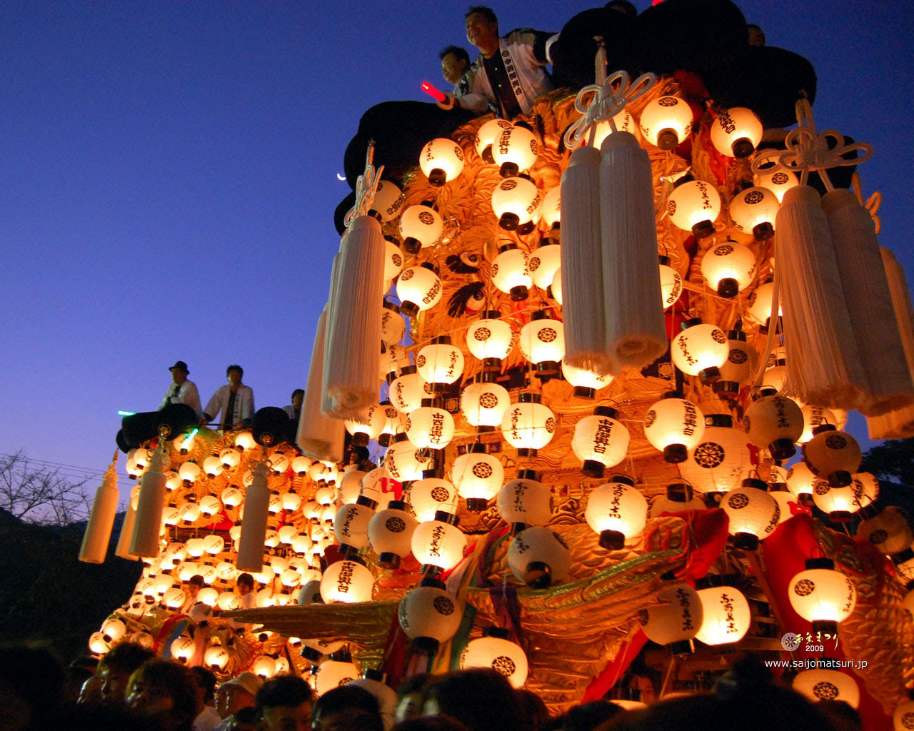 パソコン背景画ダウンロード 西条祭り豪華絢爛 だんじり みこし 太鼓台 四国 愛媛