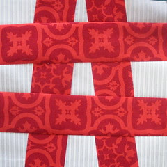 Block made with 2.5 Inch strips