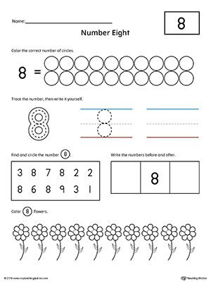 number 8 practice worksheet myteachingstationcom