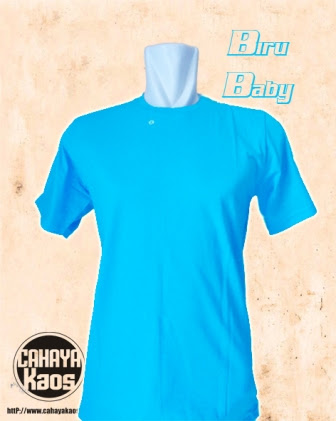 biru baby CAHAYA KAOS POLOS biru baby CAHAYA KAOS POLOS
