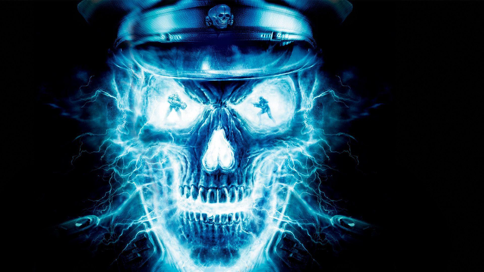 HD Wolfenstein skull Wallpaper | Download Free - 149997 4k resolution neon wallpaper hd june 2011.
