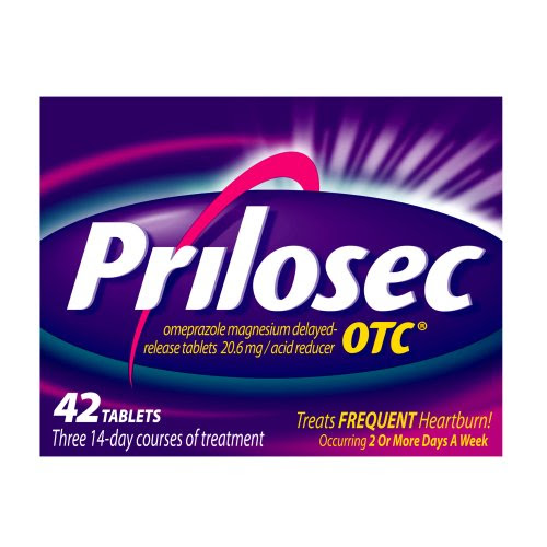 Prilosec OTC Acid Reducer, Delayed-Release Tablets, 42 Count
