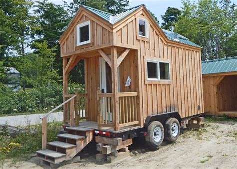 cross gable tiny house  wheels trailer  sale