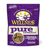 Wellness Grain-Free Treats for Dogs, Pure Rewards Chicken and Lamb, 6-Ounce Pouch