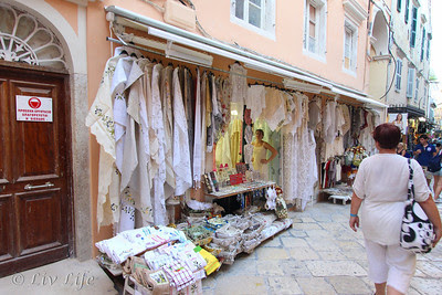 Linens, Corfu, Greece