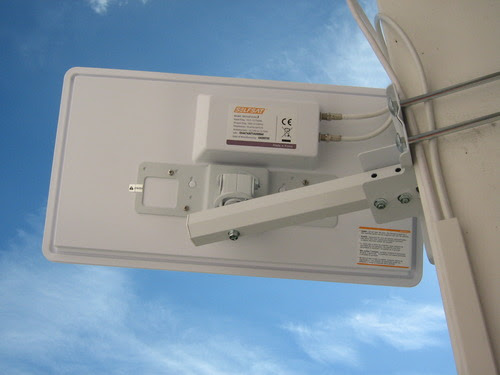 P: FLAT satelitska antena