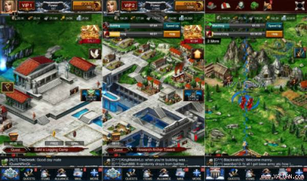  Game of War: Fire Age có lối chơi chiến lược phức tạp nhưng cuốn hút nhờ tính cạnh tranh cao.