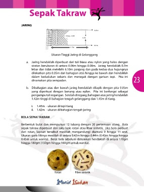Page 23 Modul Latihan Sukan Sepak Takraw Sekolah Rendah
