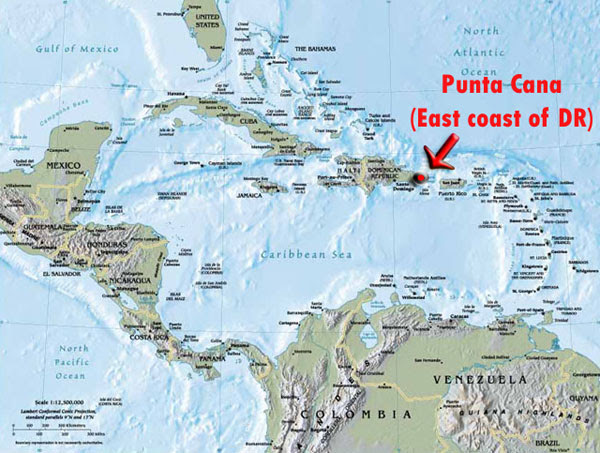 Punta Cana Weather Map Punta Cana Weather   Punta Cana Real Estate