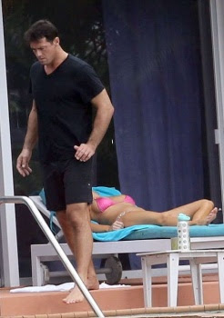 Joanna Krupa pink bikini yoga Miami