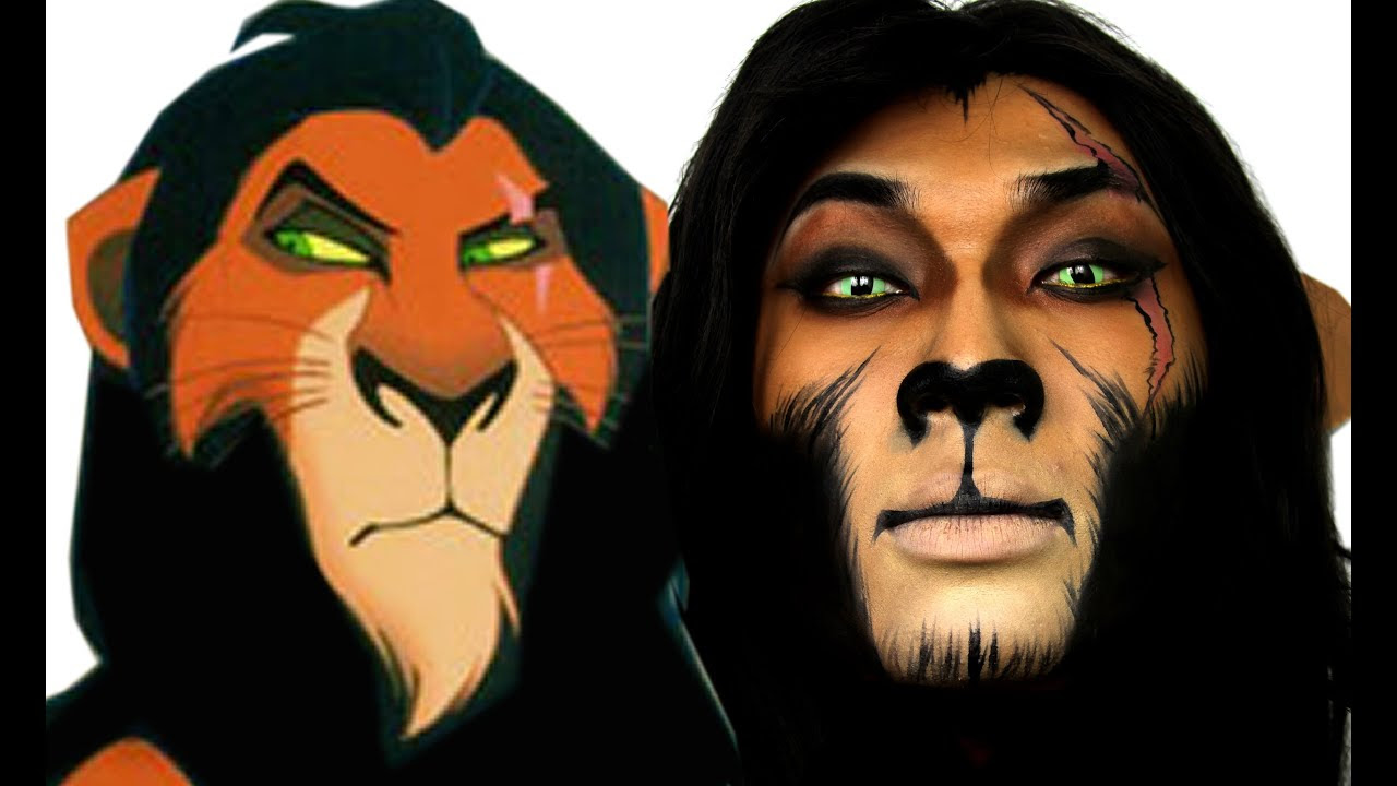 Scar Lion King Halloween Makeup Tutorial ...
