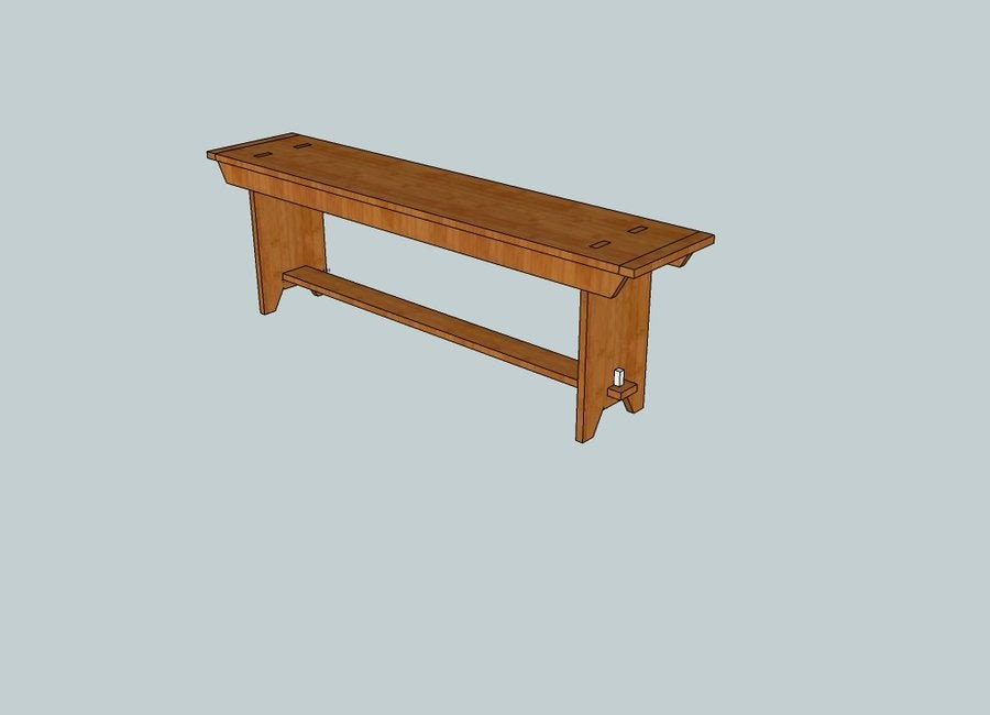 PDF DIY Shaker Style Bench Plans Download self storage ...