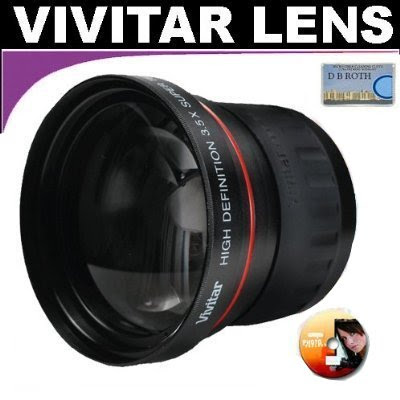 Vivitar Series 1 High Definition 3.5X Telephoto Lens For The Canon EOS Rebel T2i (EOS 550D) Digital SLR Camera Which Has This (18-135mm, 17-85mm) Canon Lens