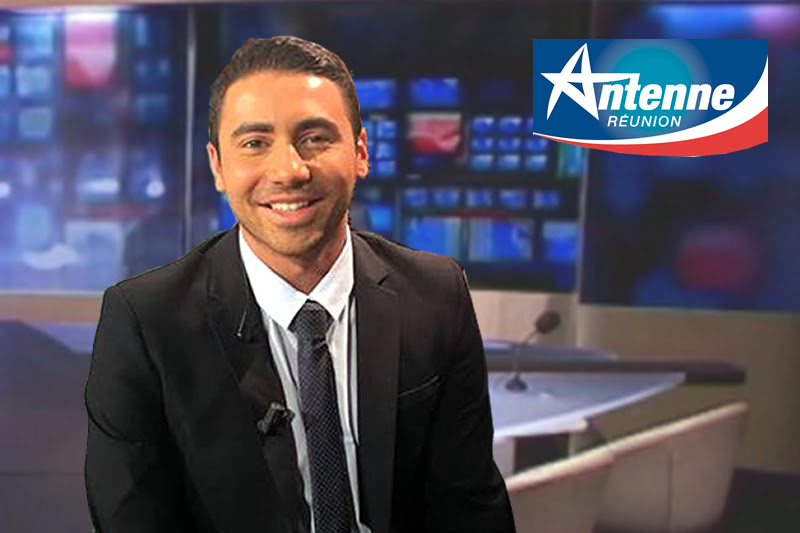 Andy Julien le nouveau du JT d'Antenne Reunion - Journal.re