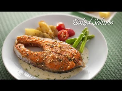 Cara Membuat Masakan Ikan Salmon Bakar