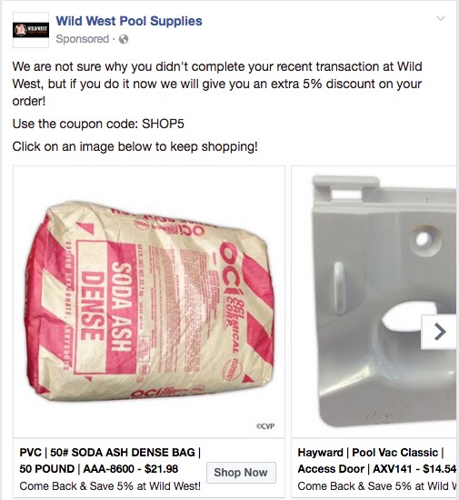 Facebook shopping ads