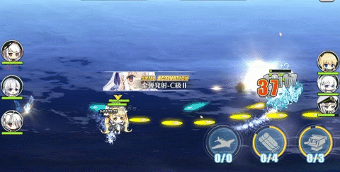 アズレン なんという芸術的な弾幕 砲戦のスキル上げ頑張るとこういうのが見れるらしい Gameism