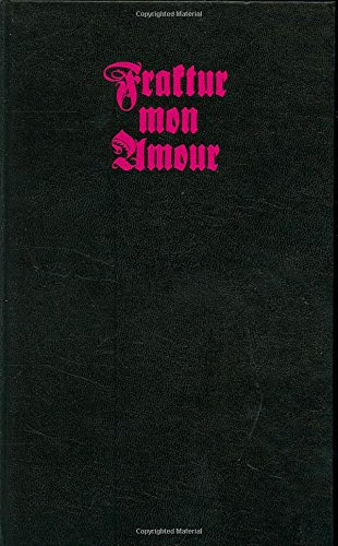 Fraktur Mon Amour, by Judith Schalansky