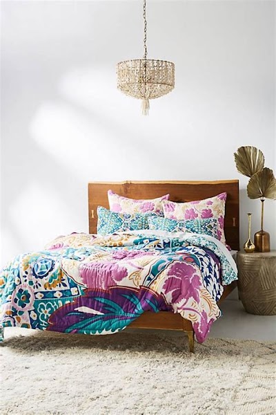 Anthropologie Bedding Sale: Decorating Your Bedroom With A Bohemian Theme