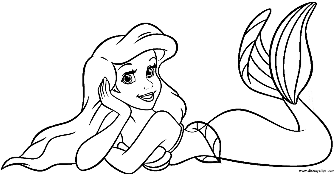 Free Free 89 Little Mermaid Svg Black And White SVG PNG EPS DXF File