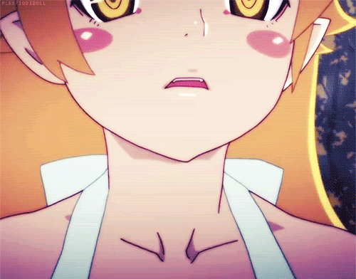 Gif Anime Nisemonogatari Bakemonogatari Shinobu Precious Oshino Shinobu Monogatari Series Plastiquedoll