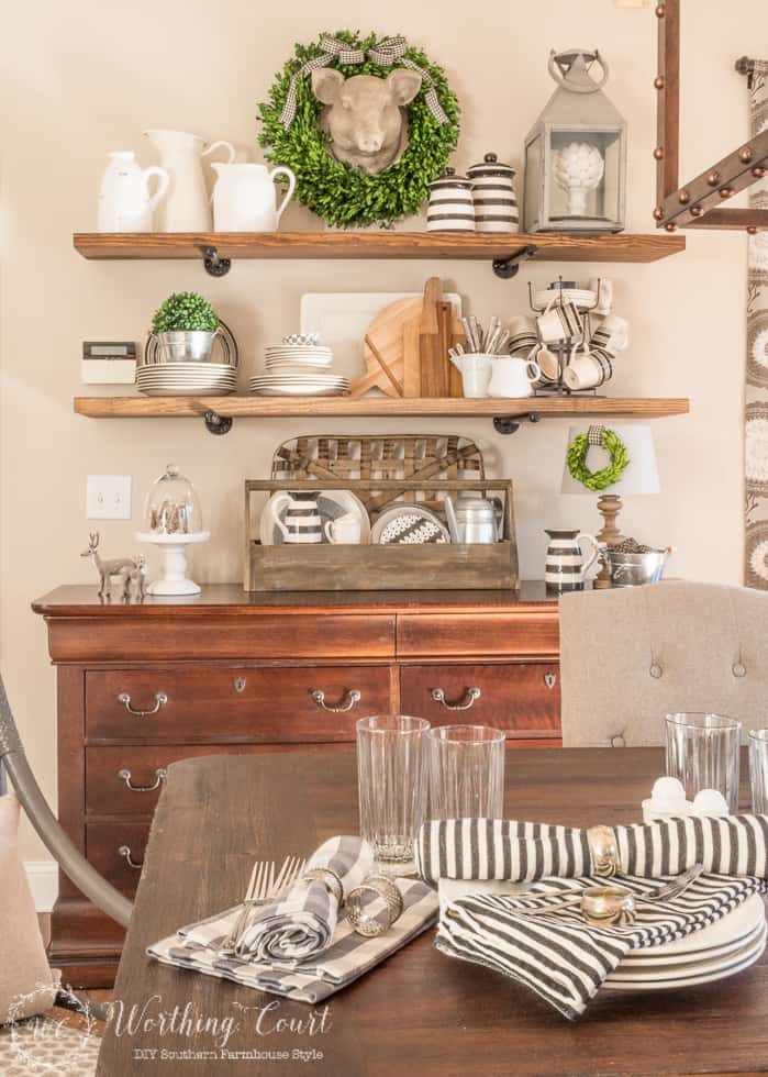 The Evolution Of A Farmhouse Breakfast Area - Worthing Court