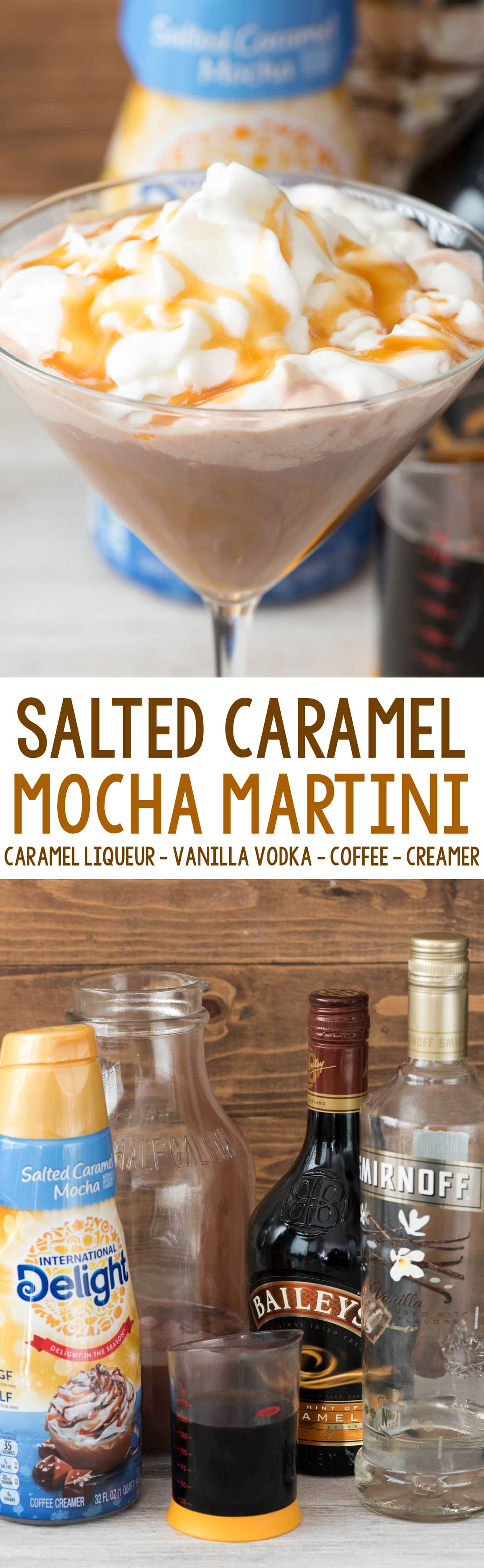 Salted Caramel Mocha Martini - Crazy for Crust