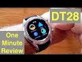 No.1 DT28 ECG+PPG IP68 Waterproof Sports/Business/Health Smartwatch:
One Minute Overview
