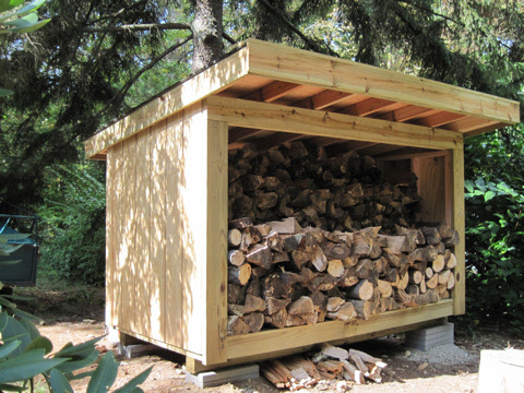 Shed Design Plan: Building a Firewood Shed | Shed Blueprints