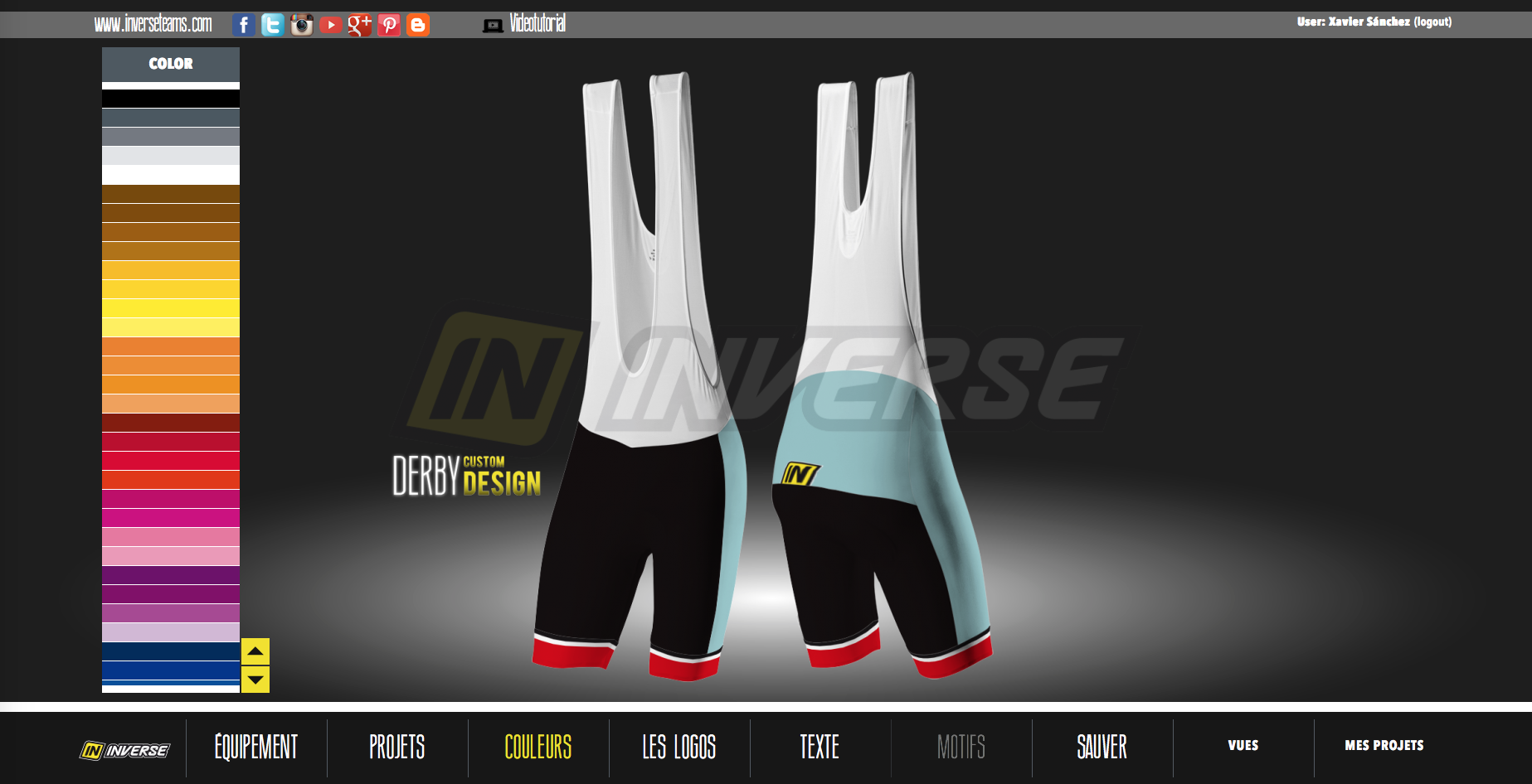 Publi Inversecustom L Appli Pour Creer Vos Equipements Actualite Directvelo