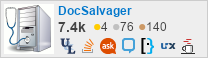 profile for DocSalvage on Stack Exchange, a network of free, community-driven Q&A sites