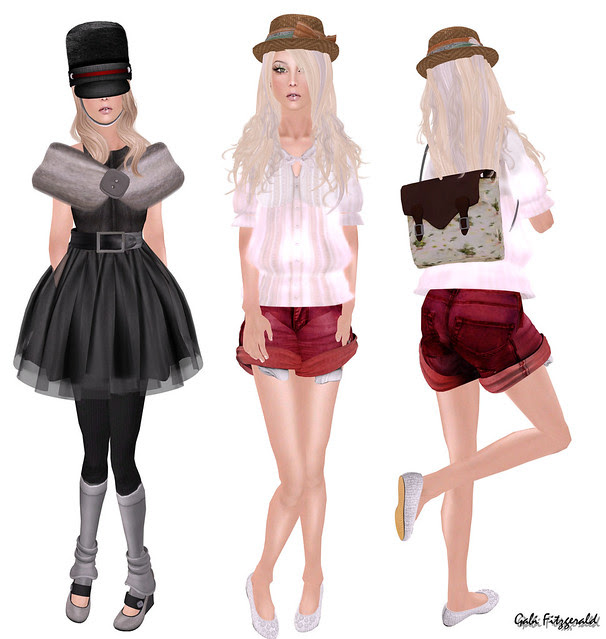 Teefy and milk motion TDR blue - mocha and theosophy FLF - ufo and duh albero gatcha