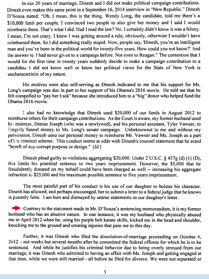 Dinesh D'Souza Avoids Jailtime Despite Letter From Dinesh D'Souza Avoids Jailtime Despite Letter From