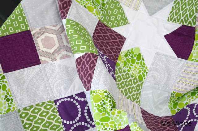 Wonky Star Cot Quilt